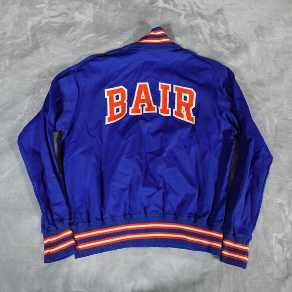 Vintage Bair Varsity 1/4 Zip Pullover Sweatshirt Mens XL (Fits M) Union Made 70s - Picture 5 of 10